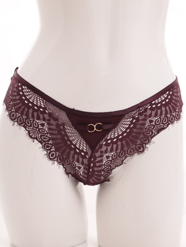 Ladies Single Brazilian Panty - Grape