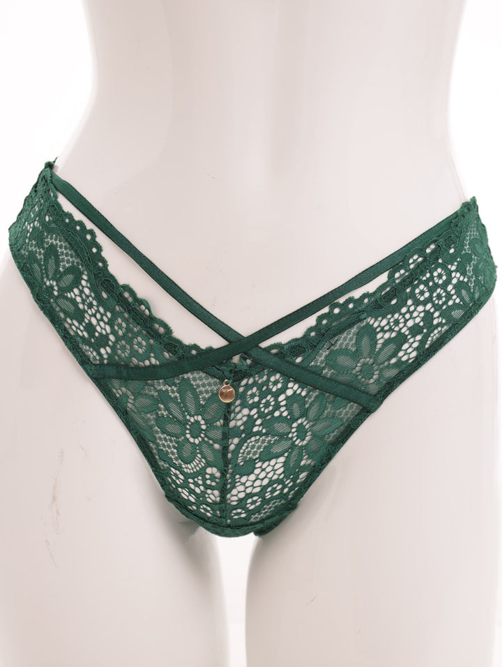 Ladies Single Thong Panty - Dark Green