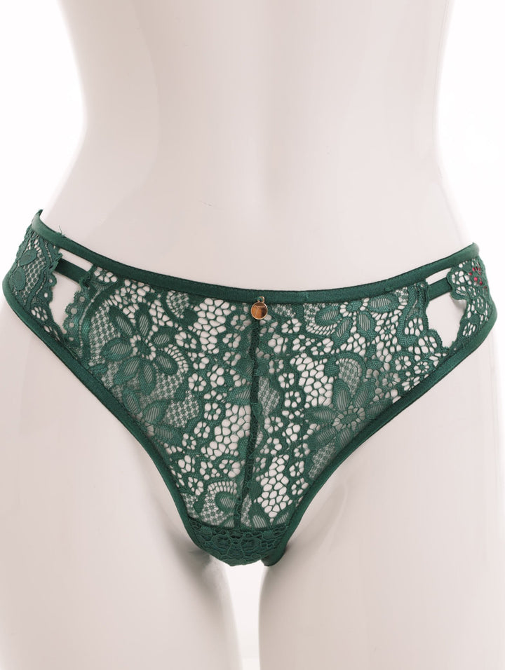 Ladies Single Brazilian Panty - Dark Green