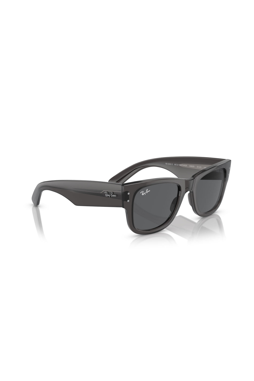 Mega Wayfarer Sunglasses - Black