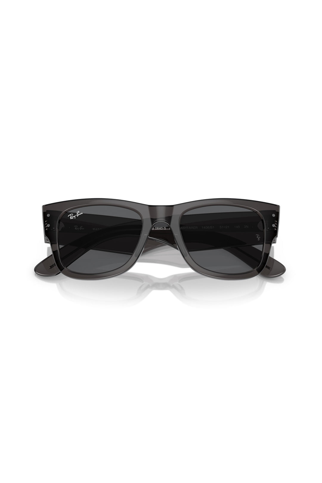 Mega Wayfarer Sunglasses - Black