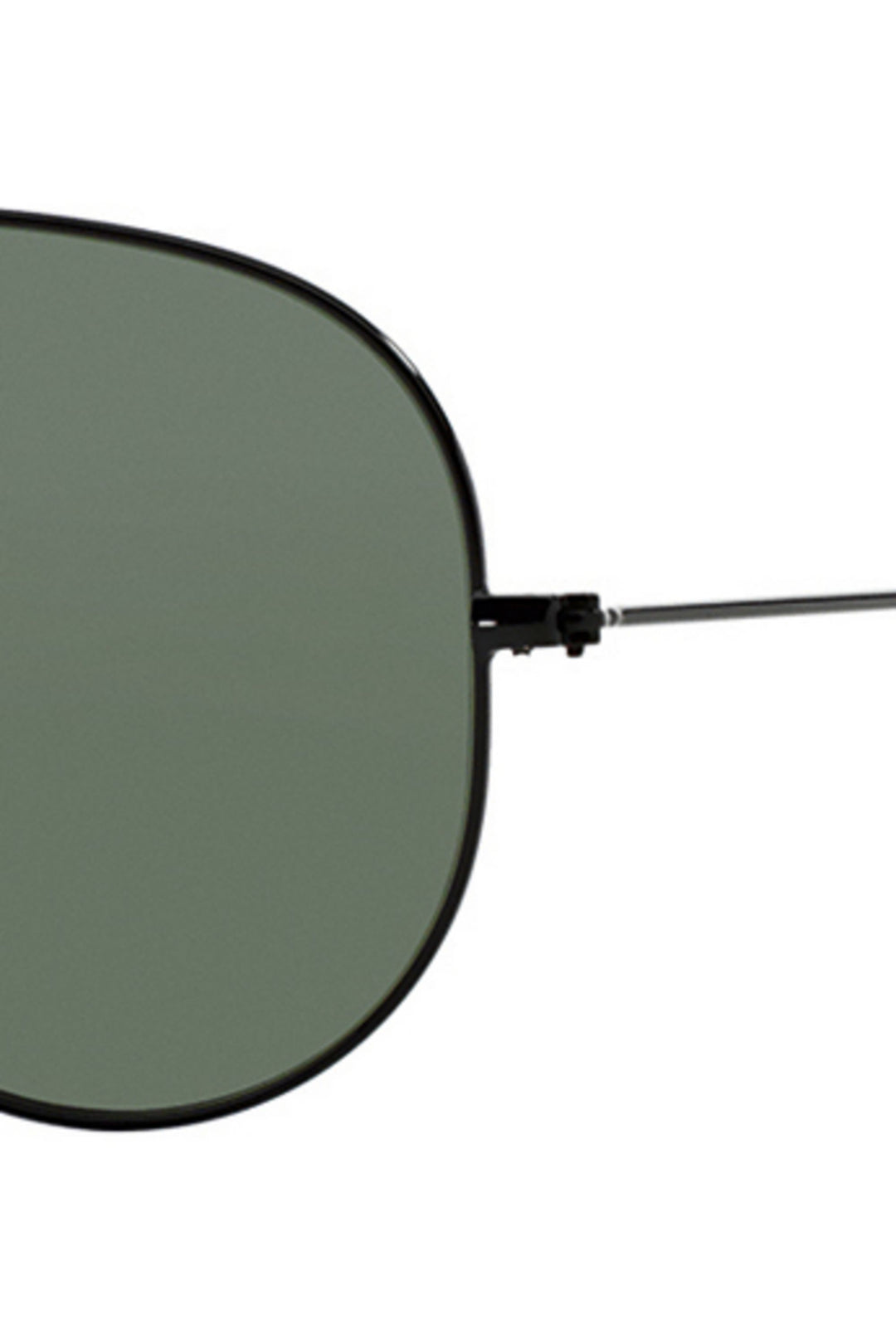 Aviator Sunglasses - Black/Green