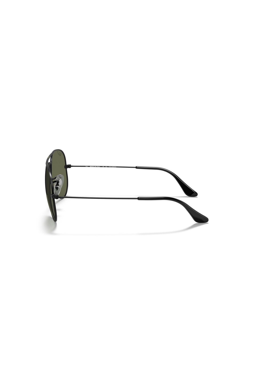 Aviator Sunglasses - Black/Green