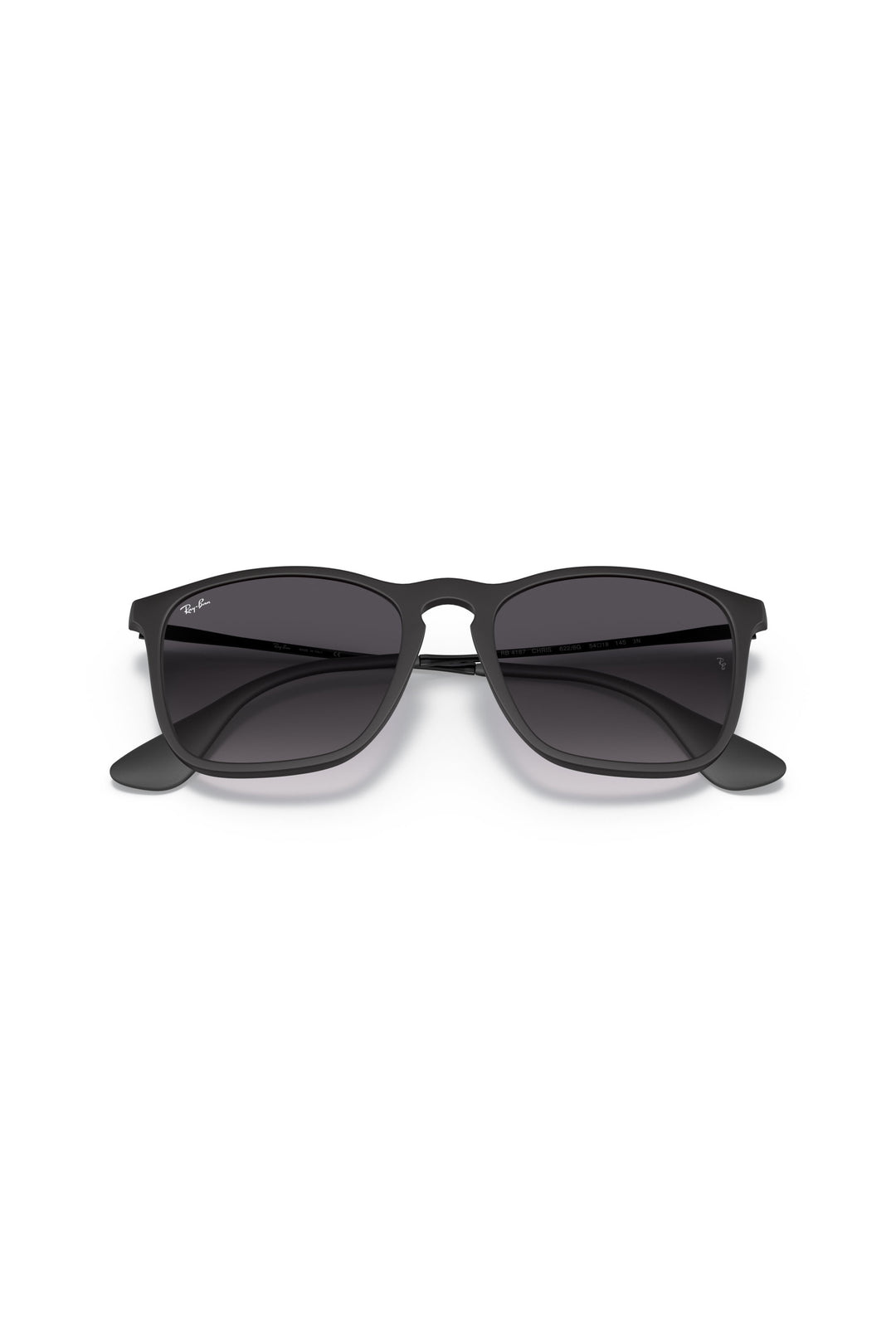 Chris Light Grey Gradient Sunglasses - Black