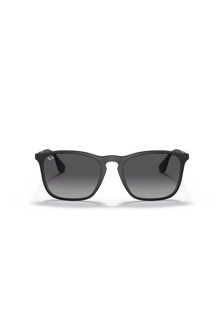 Chris Light Grey Gradient Sunglasses - Black