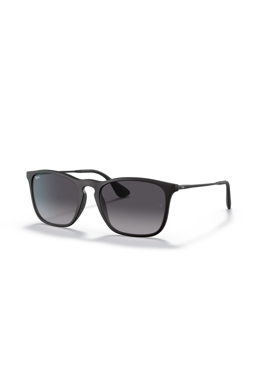 Chris Light Grey Gradient Sunglasses - Black