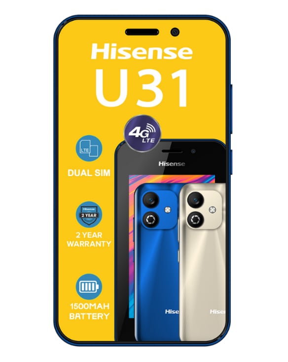 U31 Dual Sim Blue Cellphone