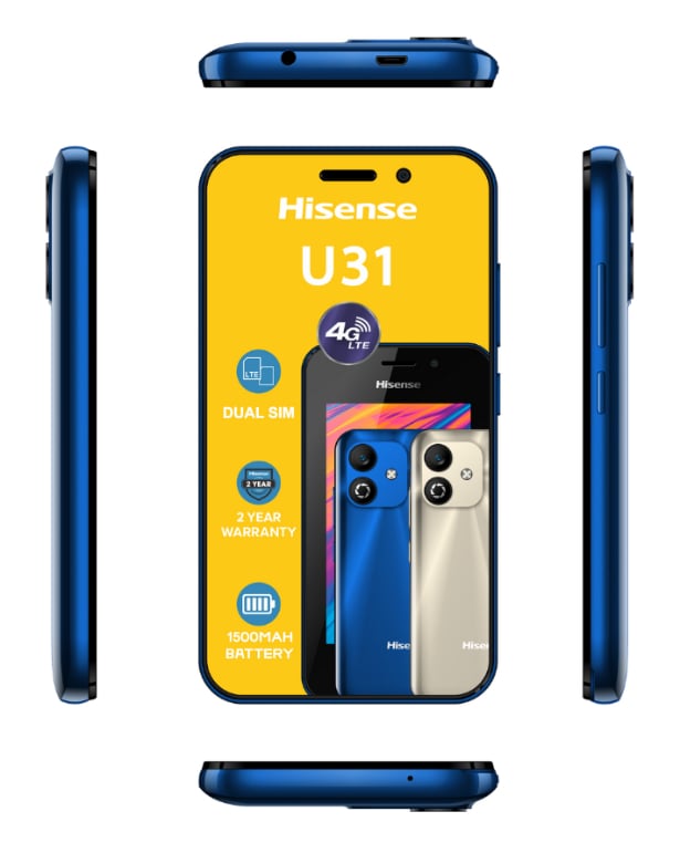 U31 Dual Sim Blue Cellphone