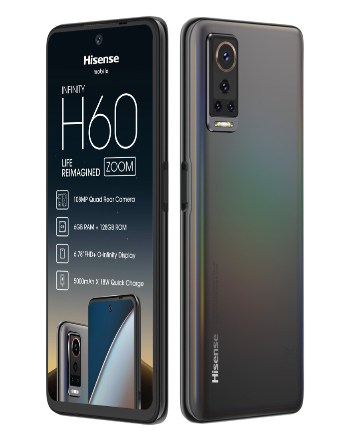 HISENSE H60 ZOOM 128GB Single Sim – Edgars