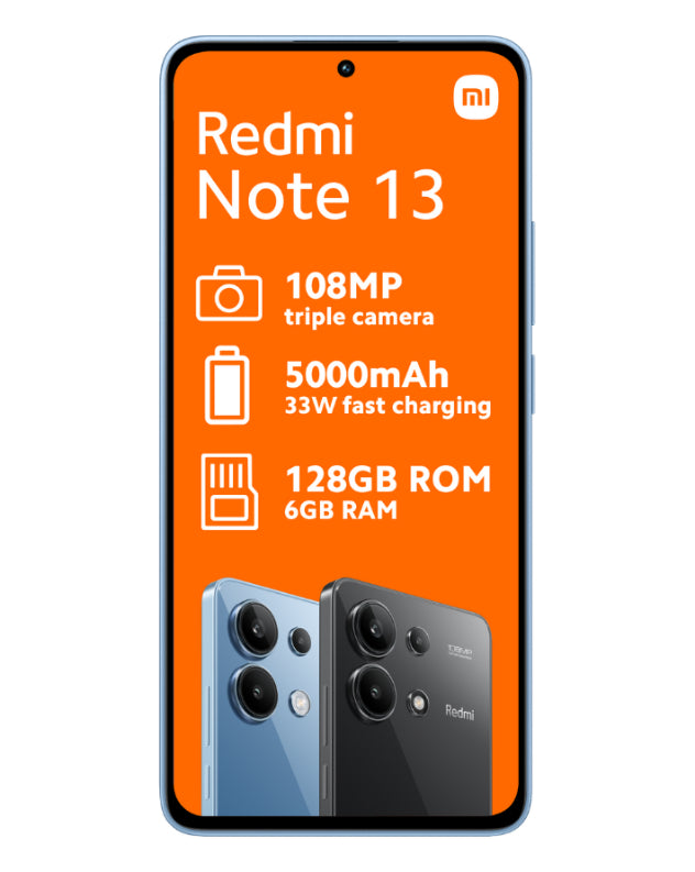 Redmi Note 13 128GB Ice Blue Cellphone