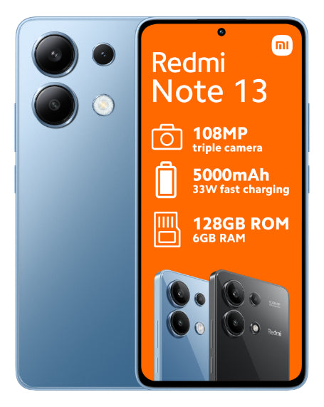 Redmi Note 13 128GB Ice Blue Cellphone