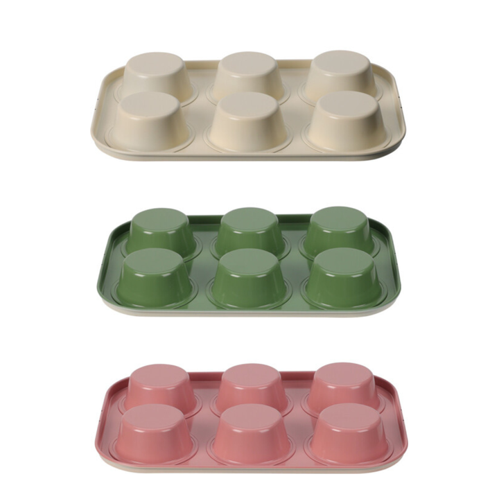 Steel Muffin Tray - Seafoam