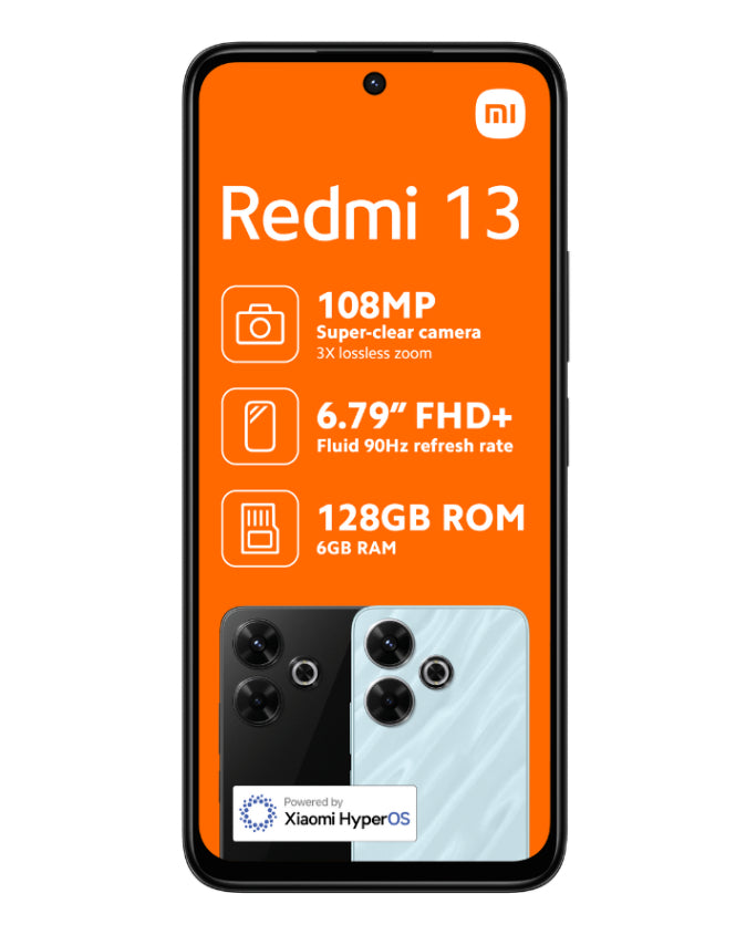 Redmi 13 128GB Dual Sim Black Cellphone