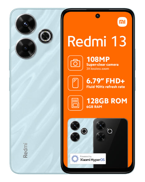 Redmi 13 128GB Dual Sim Blue Cellphone