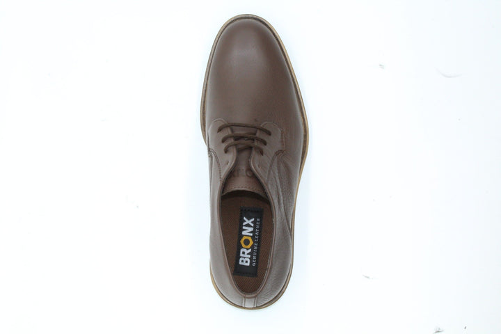 Men's Leather Jump Shoe Mid Brown