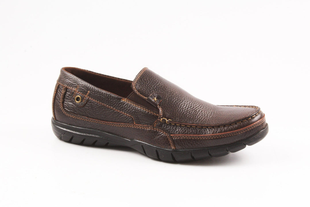 Men's Leather Relax Shoe Mid Brown