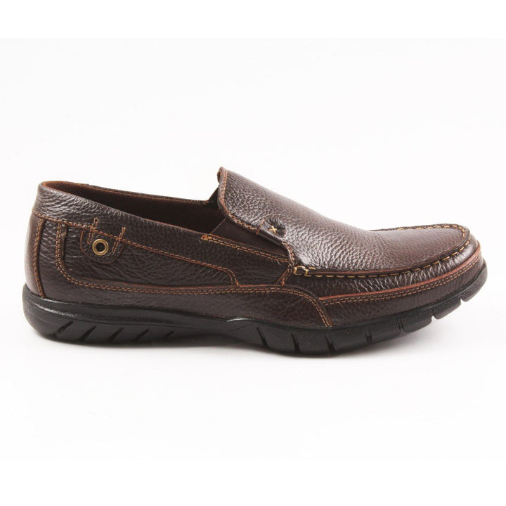 Men's Leather Relax Shoe Mid Brown