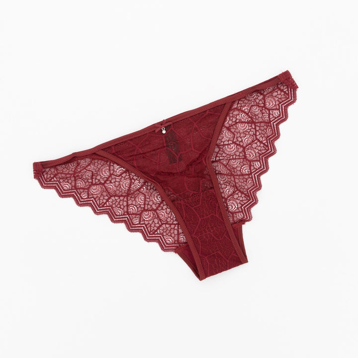 Ladies-Single Panty - Deep Red