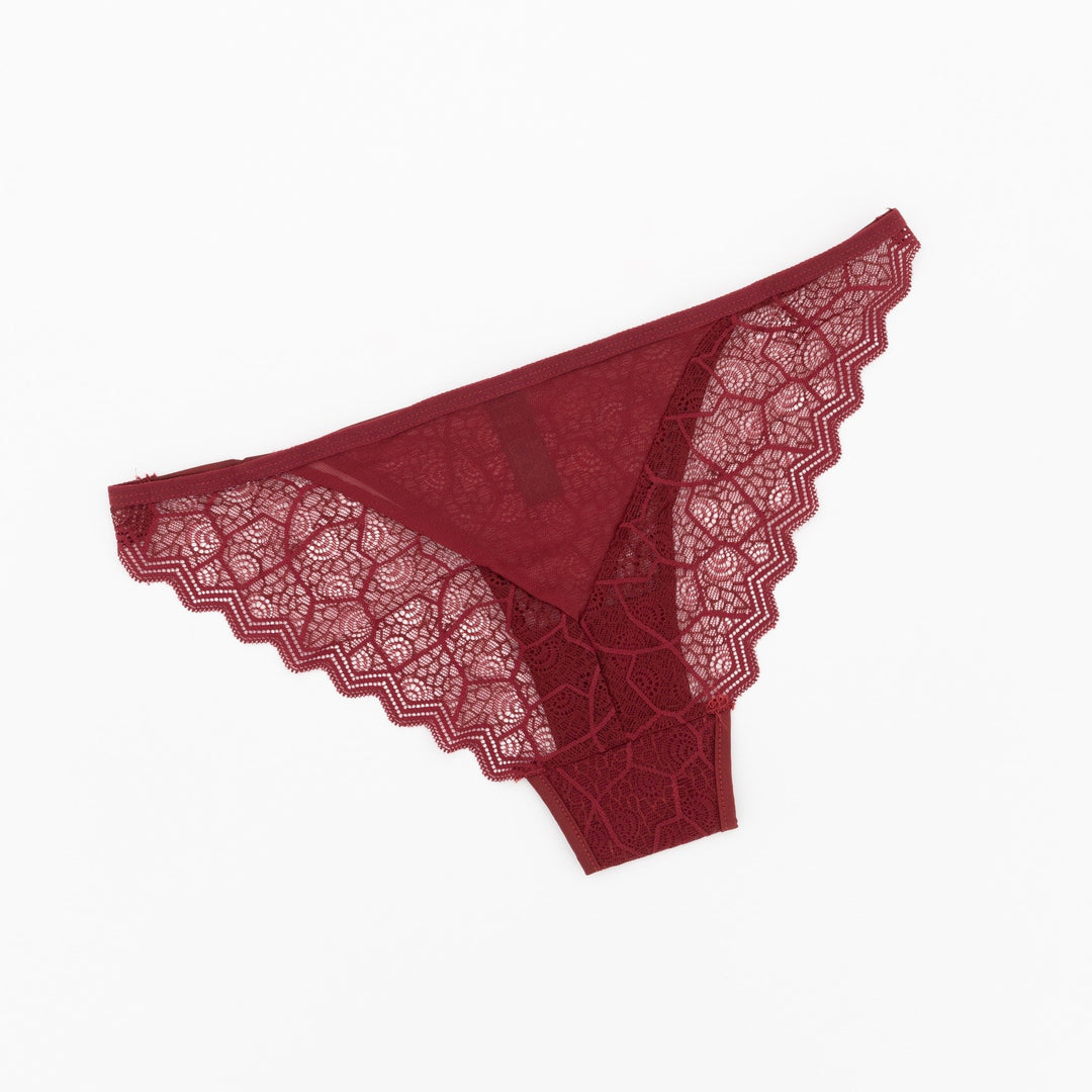 Ladies-Single Panty - Deep Red