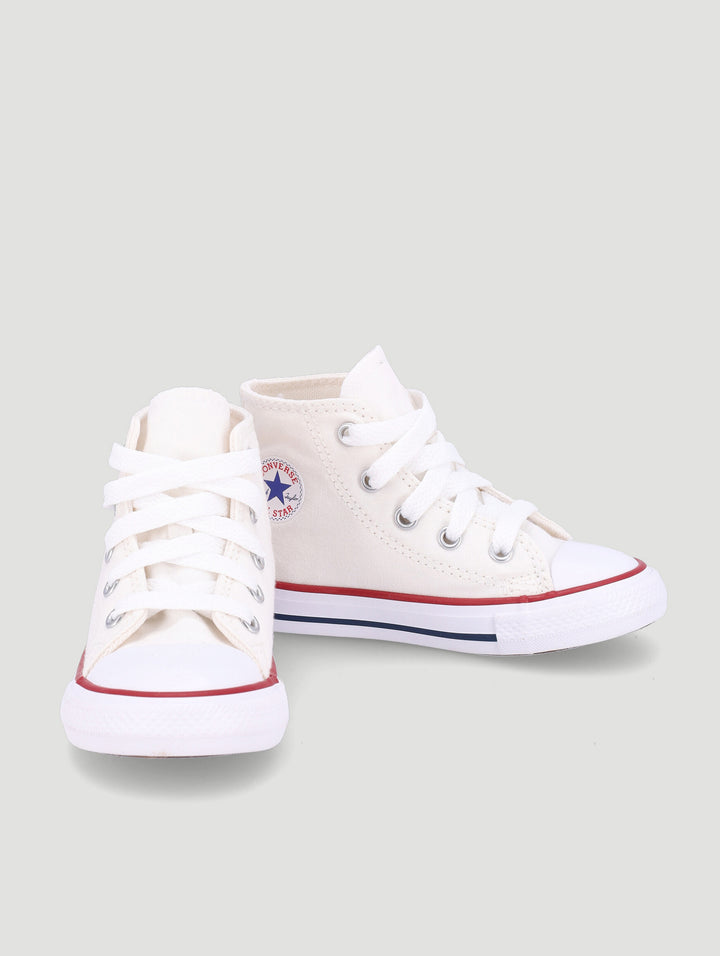 Pre-Boys All Star Hi Top Sneaker - White