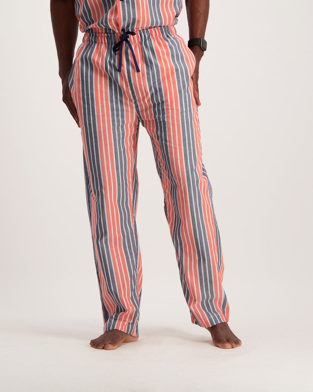 Men's Summer Woven  PJ-Coral