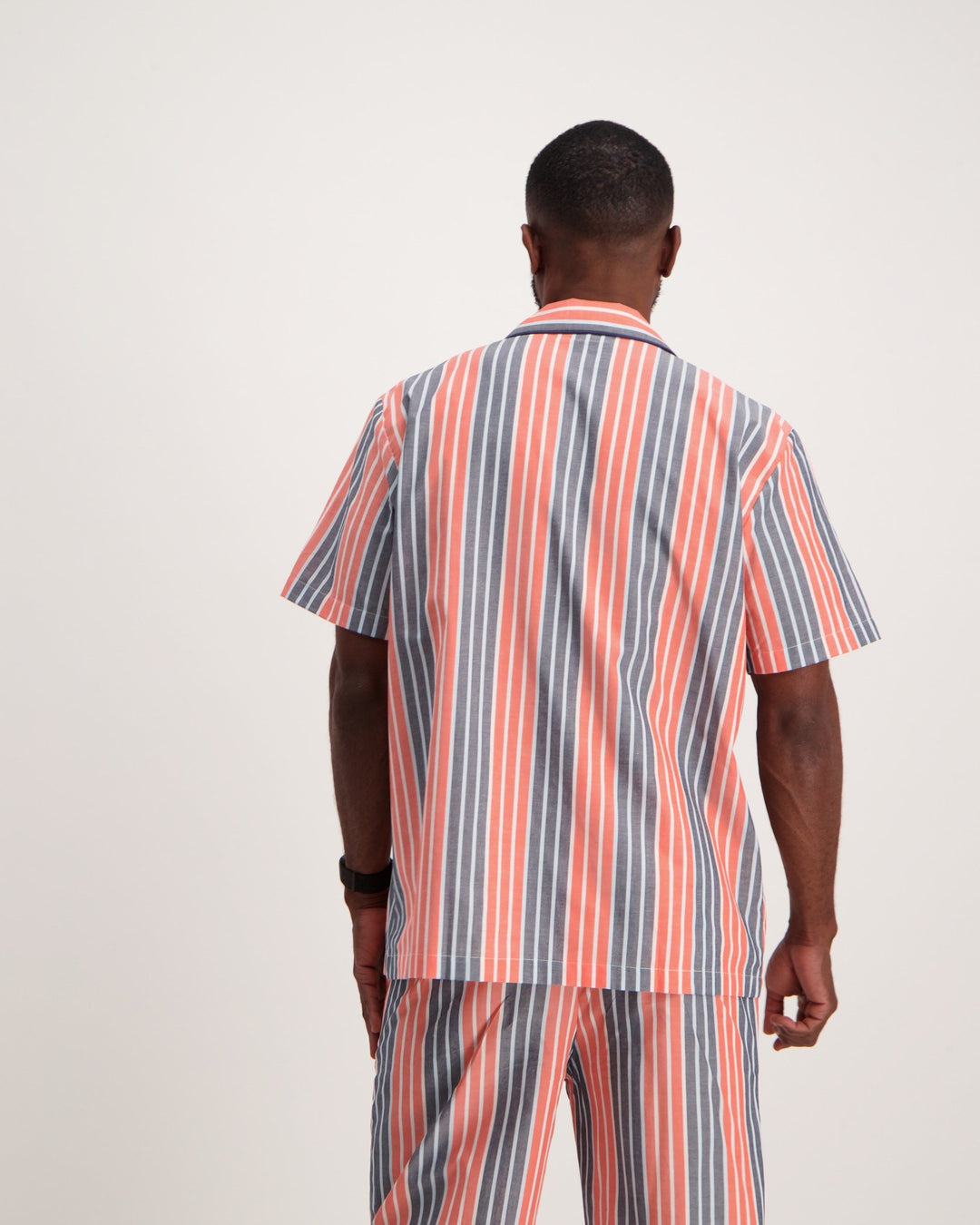 Men's Summer Woven  PJ-Coral