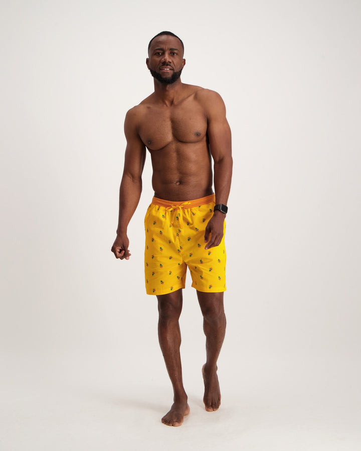 Men's Rainbow Short-Yellow