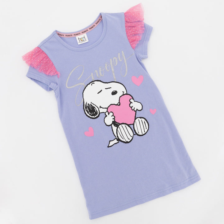 Girls Snoopy Sleepshirt - Amethyst