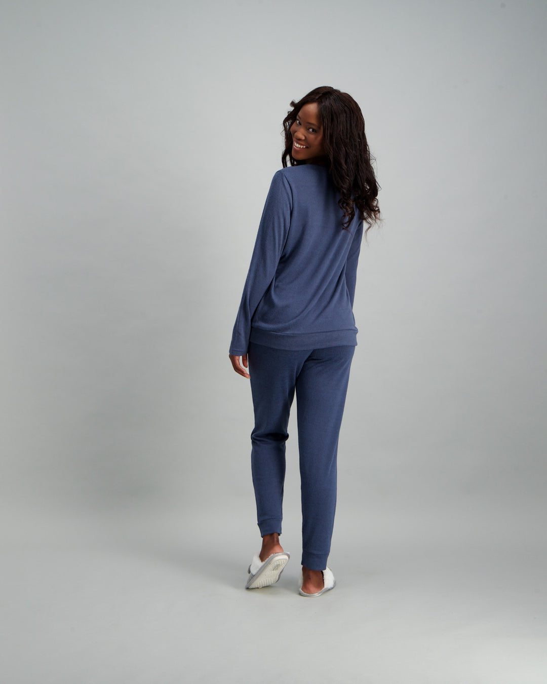 Ladies Cut n Sew Set - Navy