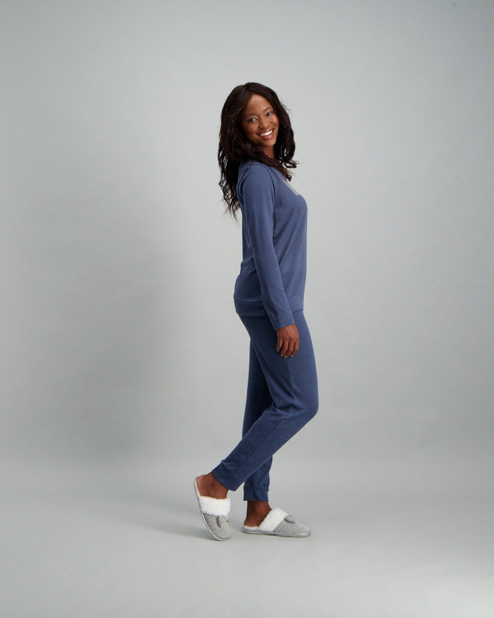 Ladies Cut n Sew Set - Navy