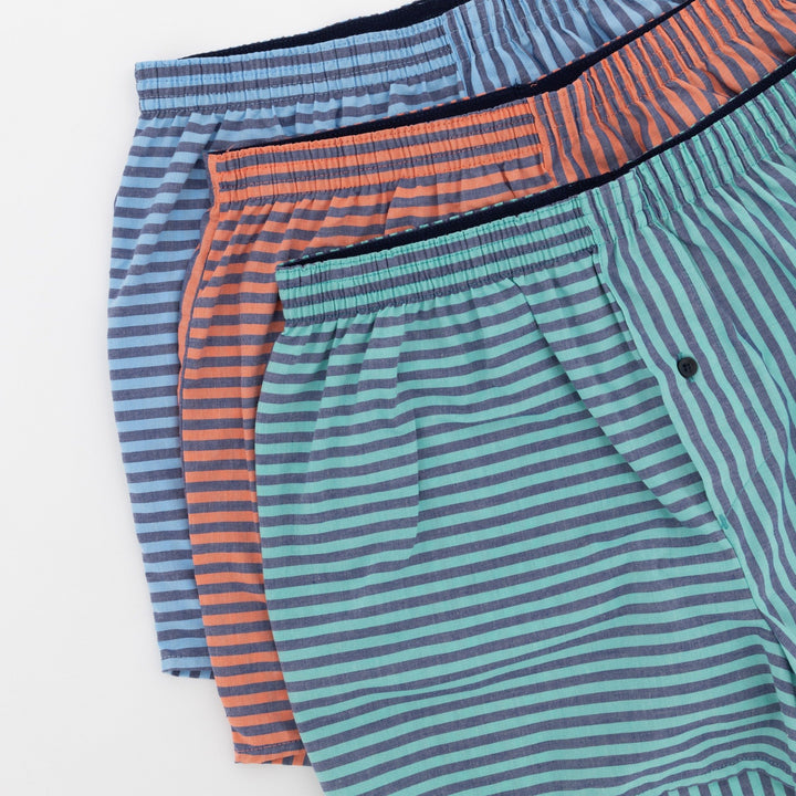 Men's Stripe Boxer-Multi