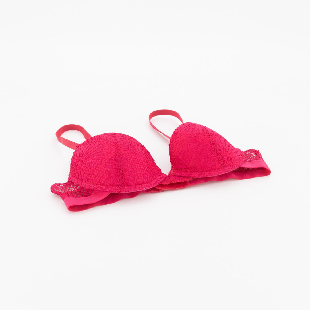 Ladies Lace T-Shirt Bra - Berry