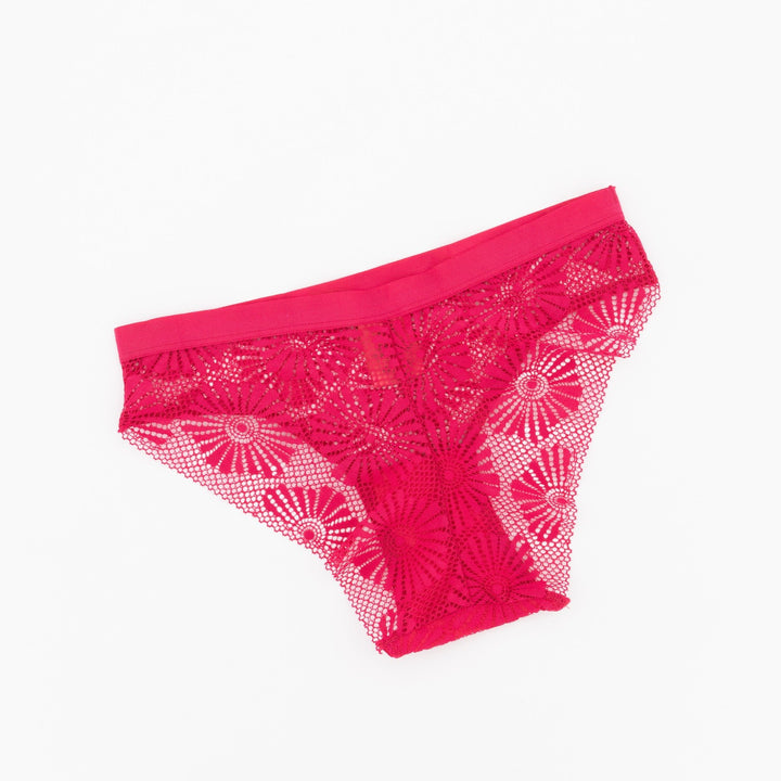 Ladies Lace Bikini - Berry