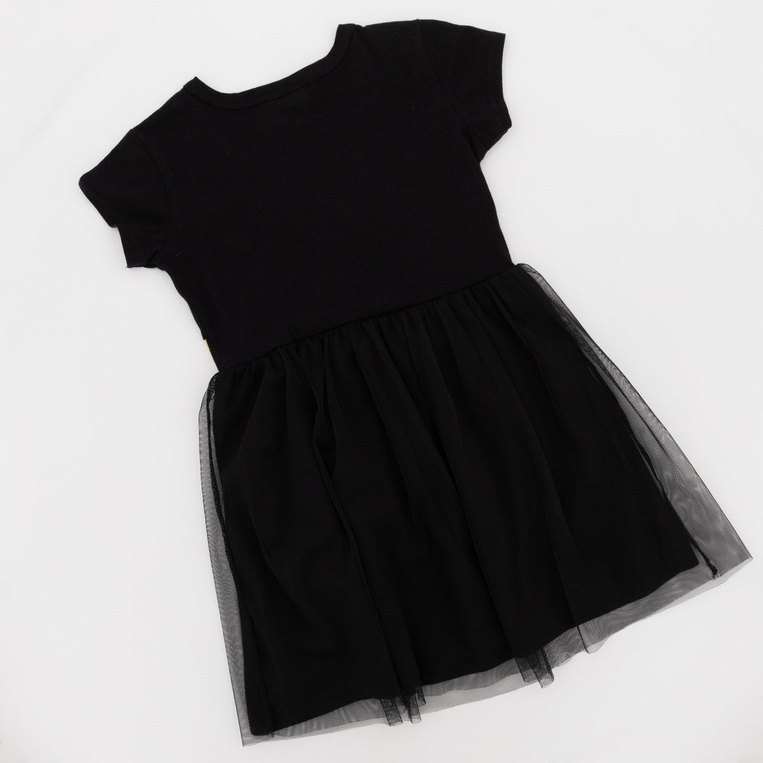 Pre-Girls Batgirl Tuille Dress - Black