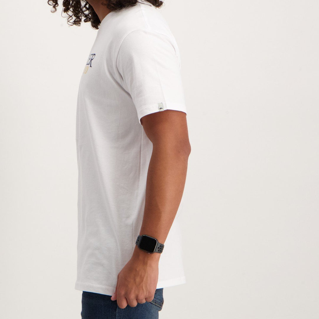 Men's Denial Twist Tee-Wht-White