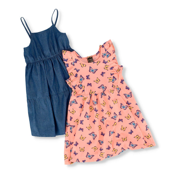 Pre-Girls Chambray Pack Dress