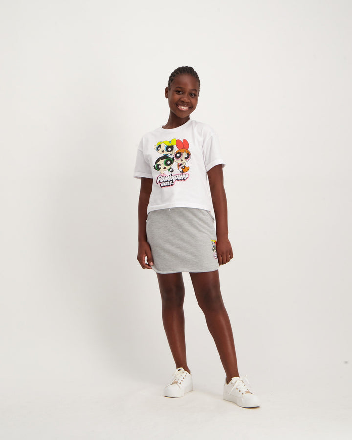 Girls Powerpuff Girls Tee - White