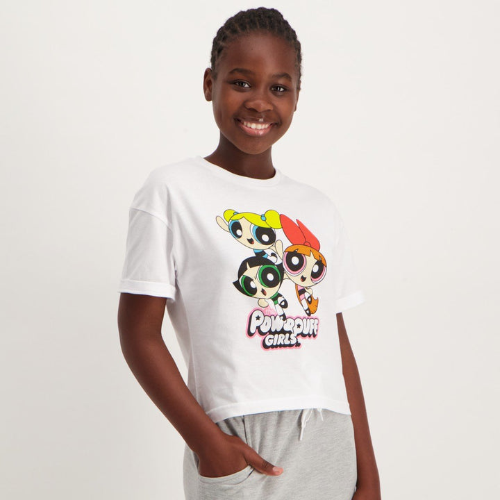 Girls Powerpuff Girls Tee - White