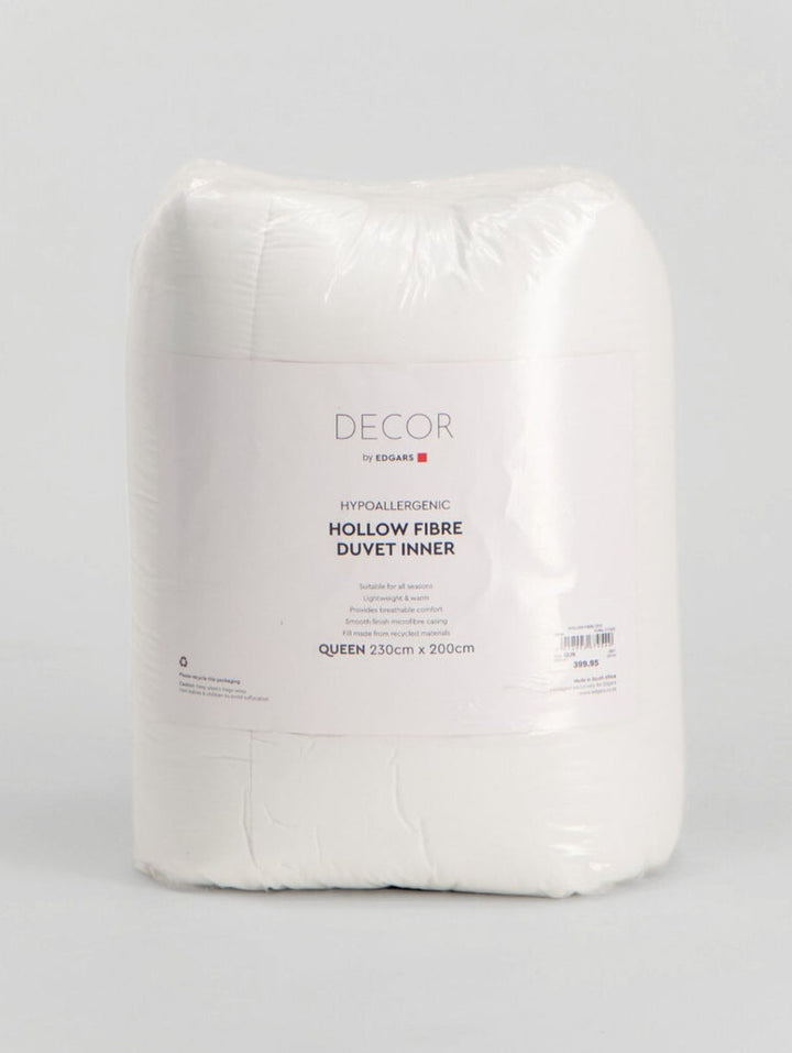 Hypoallergenic Hollow Fibre Duvet Inner - White