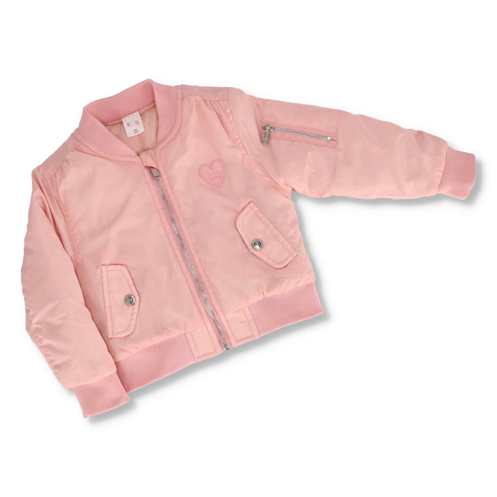 Pre-Girls Bomber Jacket - Pink