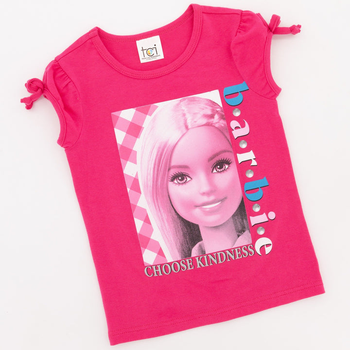 Pre-Girls Barbie Tee - Pink