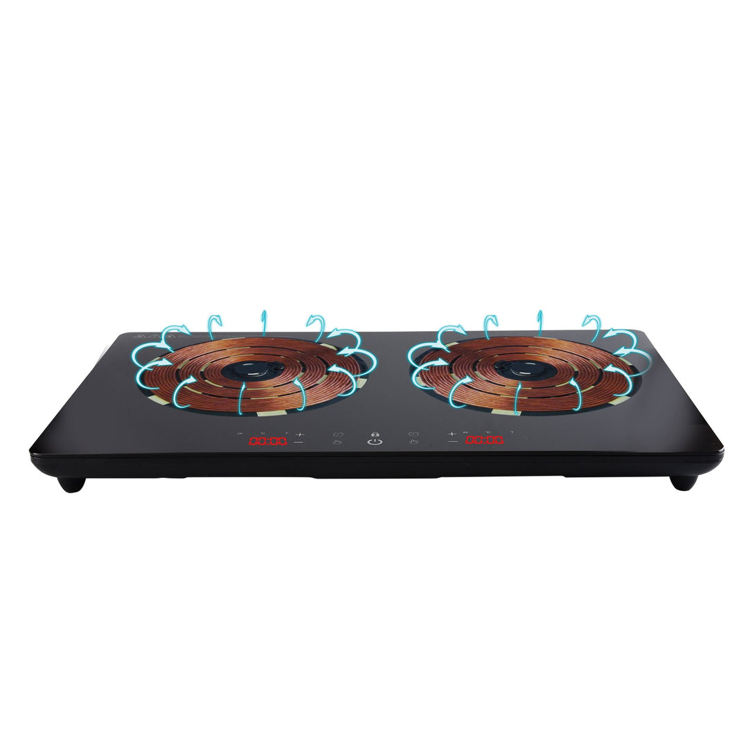 Mellerware Induction Cooker Double Glass 3000W