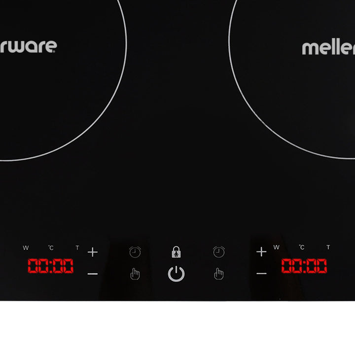 Mellerware Induction Cooker Double Glass 3000W