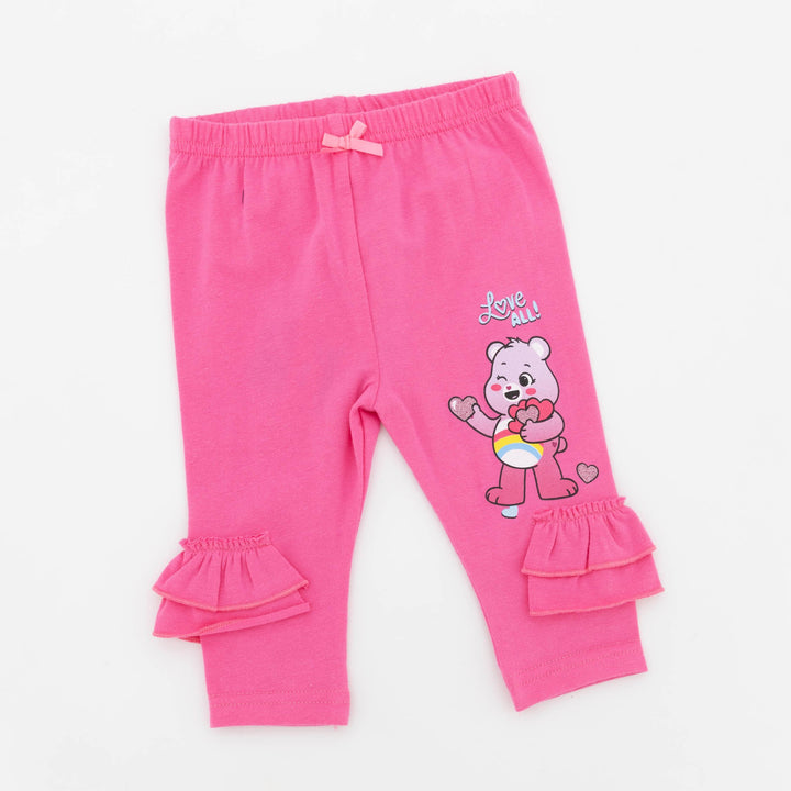 Baby Girls Care Bear Leggings - Pink