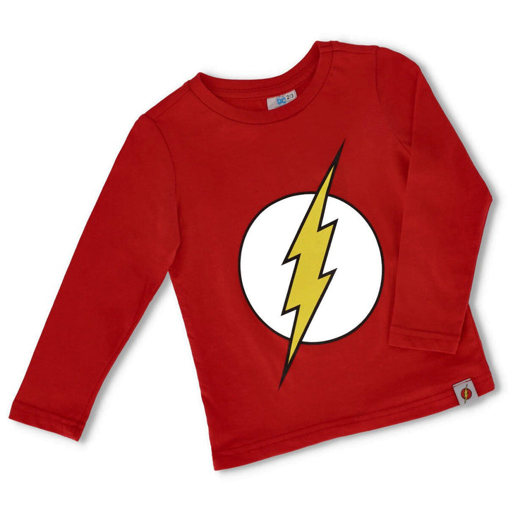 Pre-Boys The Flash Long Sleeve Tee  - Red