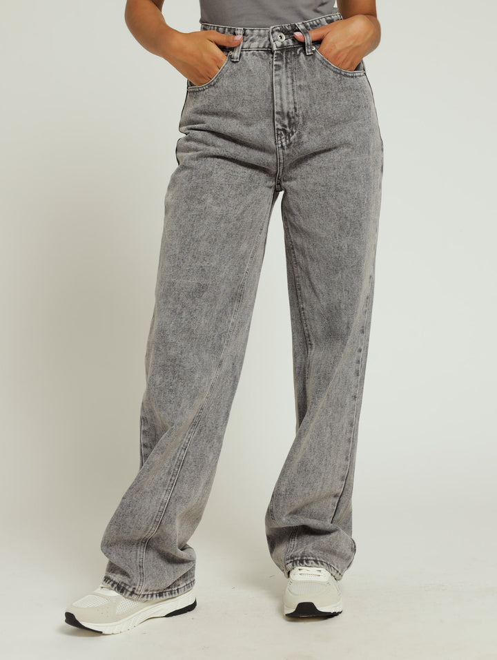 Seam 90's Denim Jean - Salty Grey