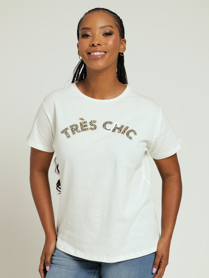 Très Chic Tee - Cream