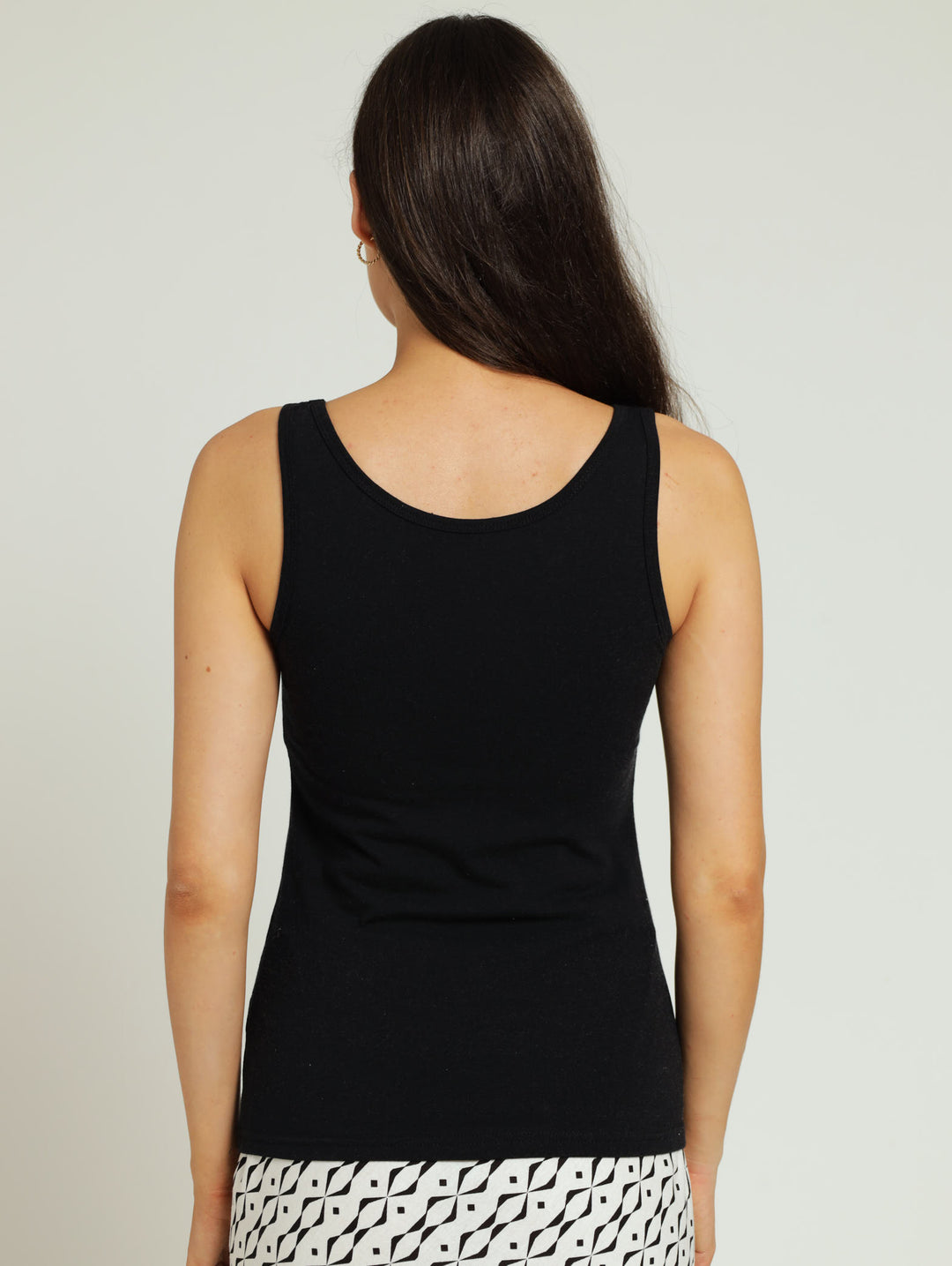 Lycra Tank Top - Black