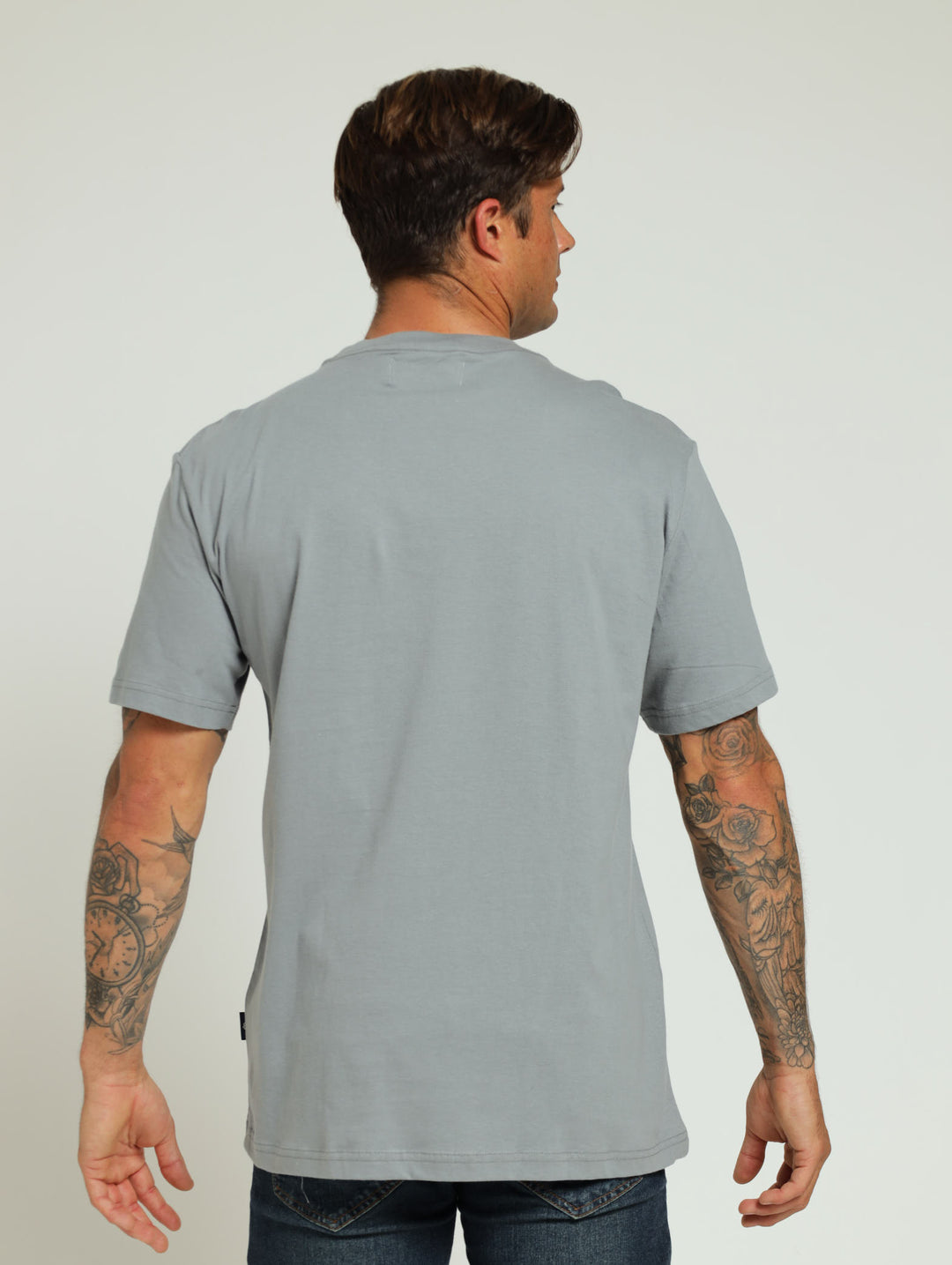 Tiger Head Tee - Grey