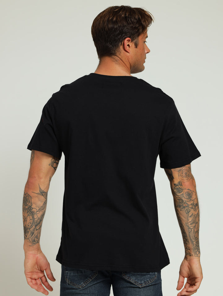 Basic V-Neck Tee - Black